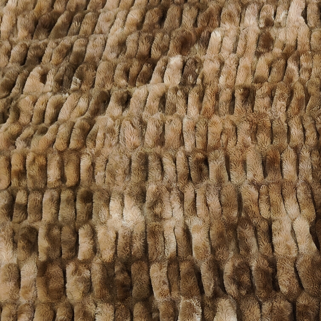 扎染印花氨纶兔毛弹力布