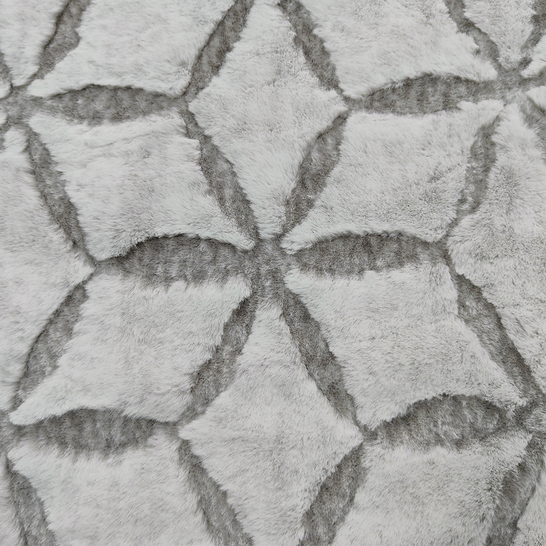 背印剪花小兔毛