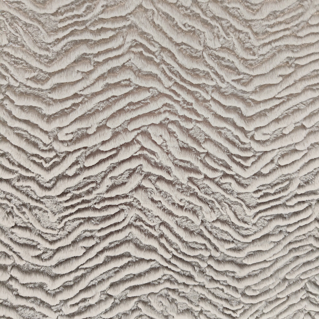 斑马纹刷花PV绒