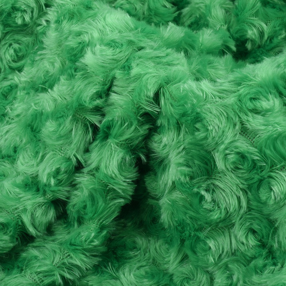 12色玫瑰花磨圈PV绒