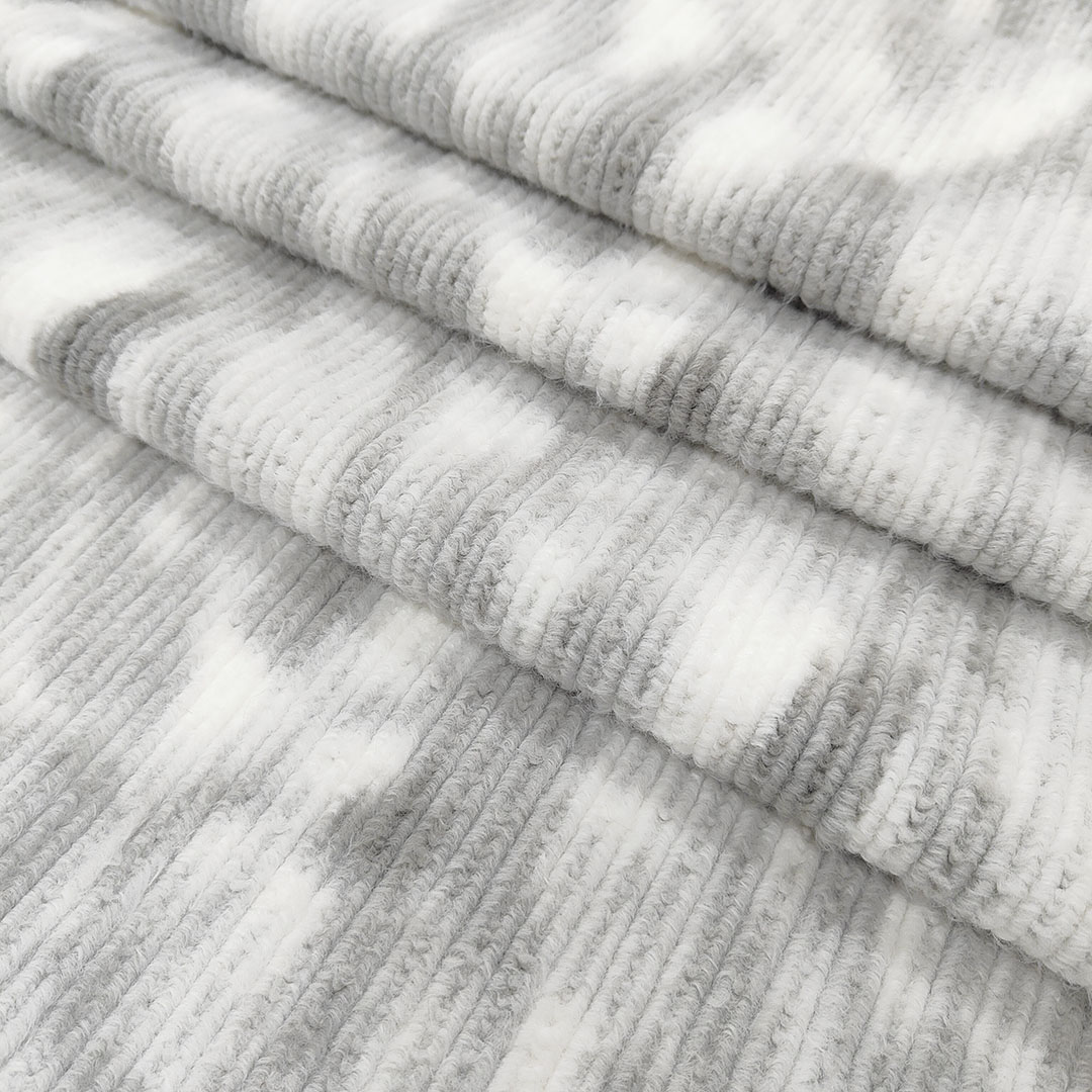 印花提花小兔毛面料